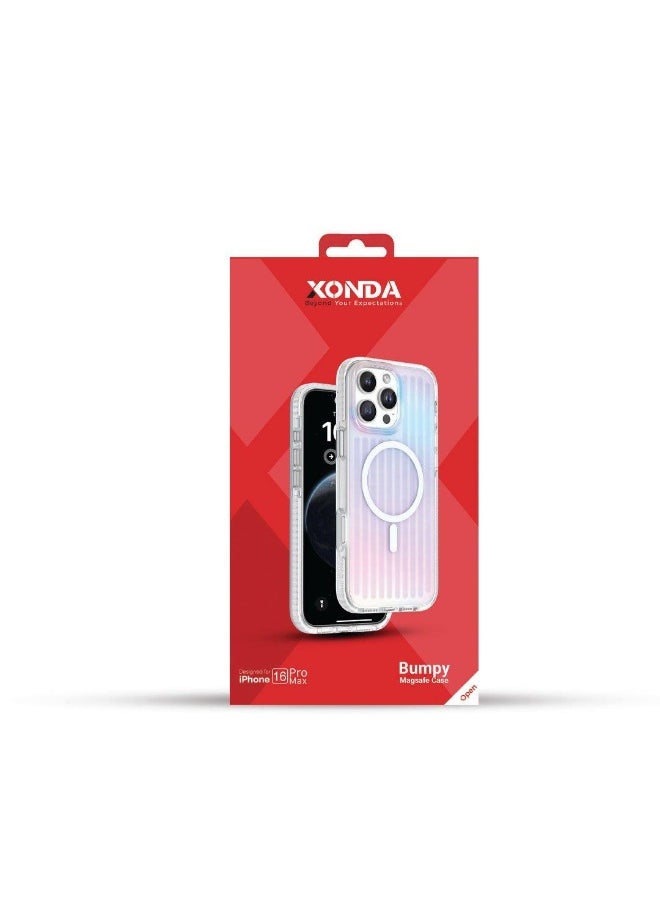 Xonda - Bumpy Magsafe Case for iPhone 16 Pro Max  White - Image 1