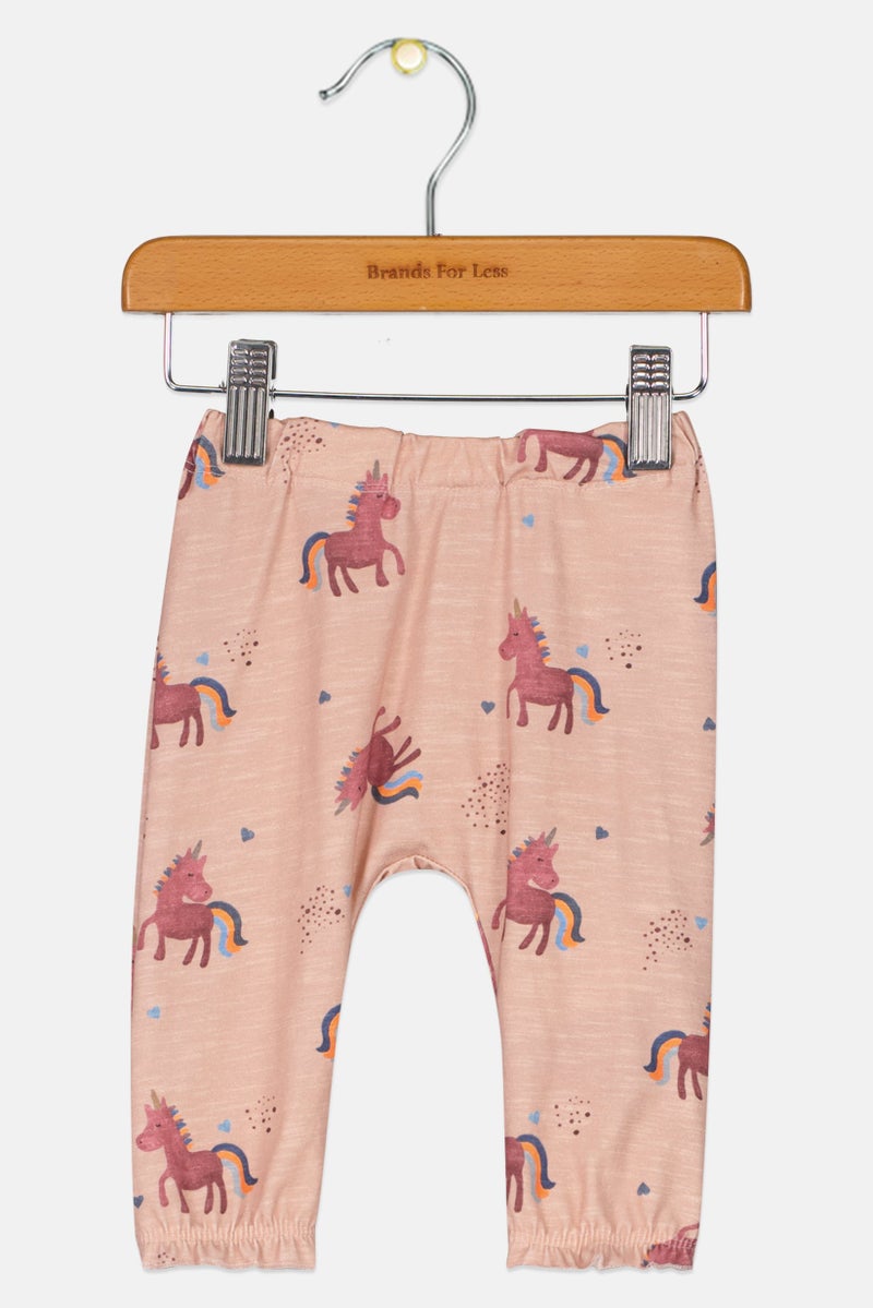 NAME IT Toddlers Girl Graphic Print Pants, Multicolor - Image 2