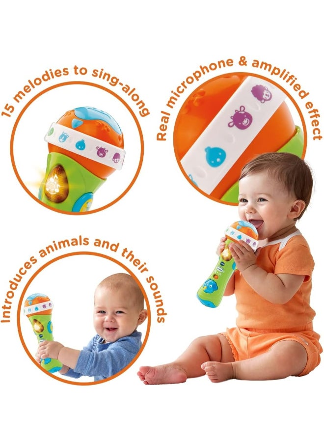 vtech Toddler Microphone – Early Learning Music Toy with Voice Effects, Lights & Animal Sounds | Developmental Fun for  Boys & Girls Ages 1 to 3 - Image 4