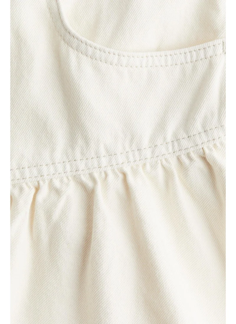 H&M Peplum-hem denim skirt