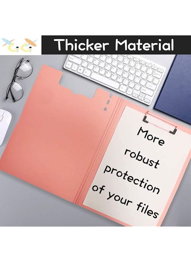 erorex - A4 Hard Foldover Clip Board Storage Paper And Pen Holder File Folder 5 Pieces - Image 1