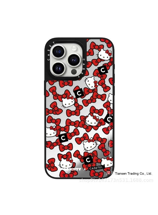 Casetify CASETi x Hello Kitty Collaborative Sticker Phone Case - Compatible with iPhone 16 Pro/15 Pro Max/13/12