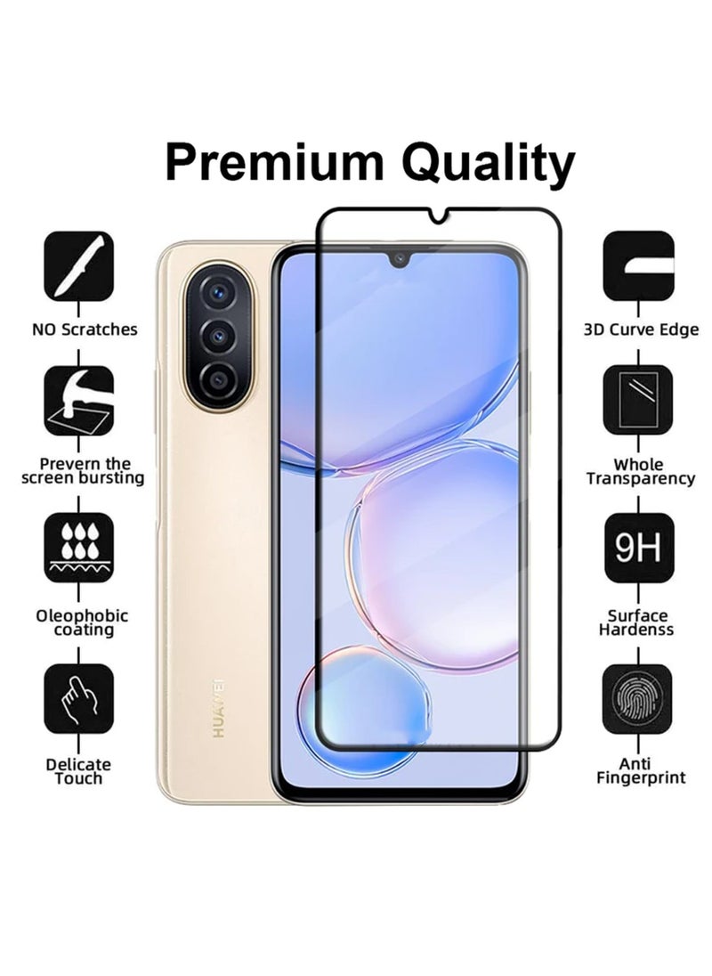 Generic - Huawei Nova Y71 Screen Protector – Premium Edge to Edge Tempered Glass Protector, High Transparency, Delicate Touch, Anti-Explosion, Smooth Arc Edges, Easy Installation - Image 1