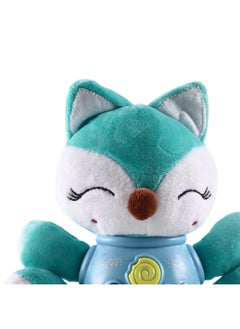 Generic Children's Plush Doll Sound And Light Singing Elephant Fox Duck Doll Cute Fun Small Animal Early Education Soothing Toy-Color:MF007693  - Image 4