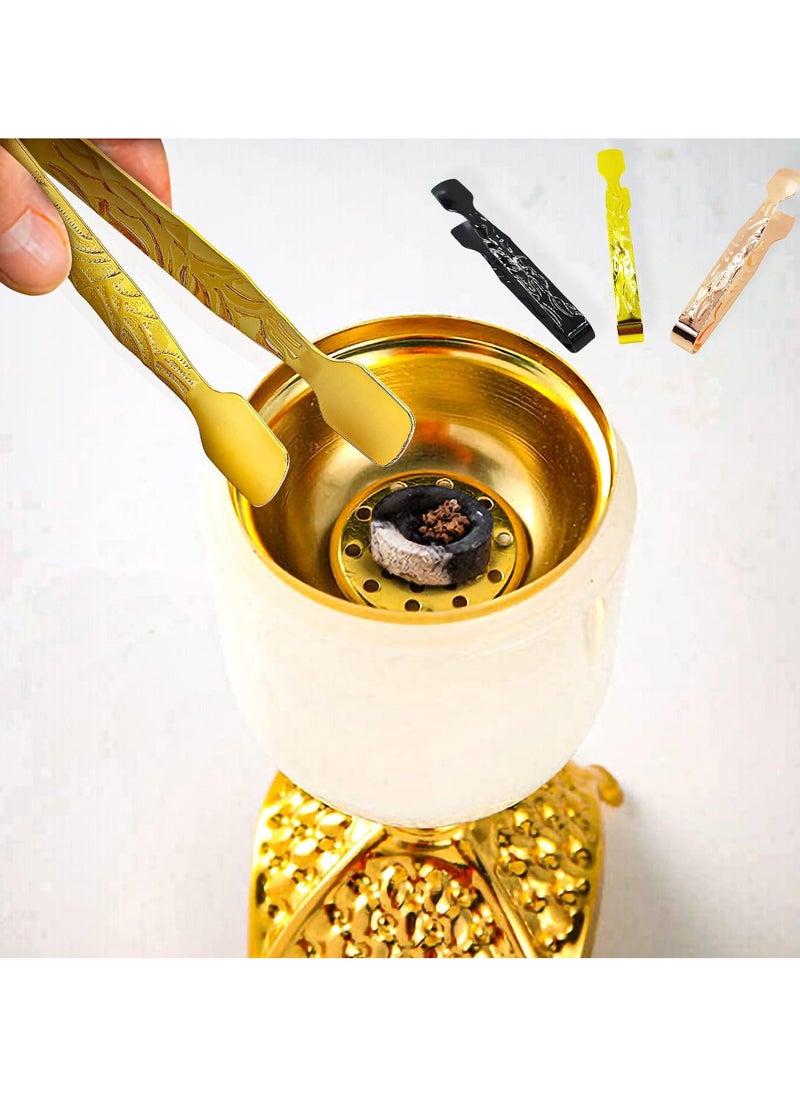 BenQuand - 3Pcs Metal Incense Burner Tongs/3 Colour Metal Incense Cone Tong,Specially Designed for Handle Incense - Image 1