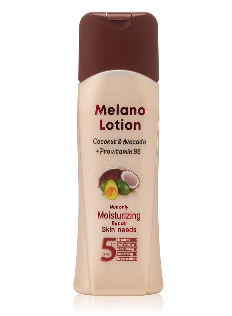 MELANO Skin care lotion with coconut and avocado extract 300 ml  - Image 1