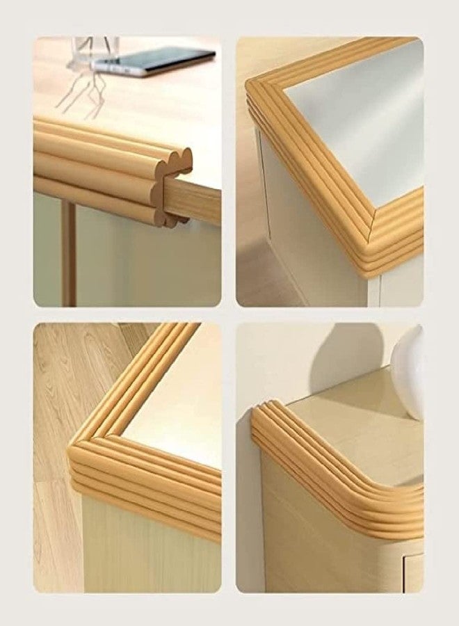PLENARO Extra Thick Furniture Table Edge Protectors Foam Baby Safety Bumper Guard 6.5 Ft Baby Child Proofing Foam Strip and Safe for Table, Fireplace, Countertop (Gold) - Image 3