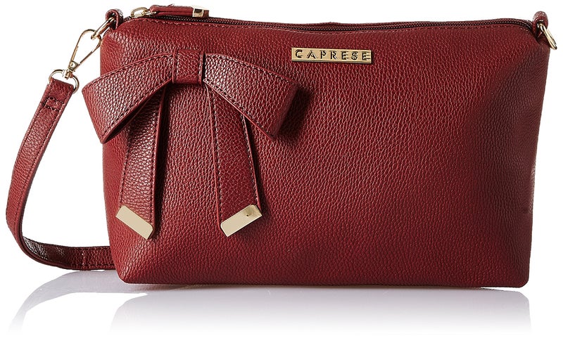 Caprese Women Sling Bag (Maroon)(SGALEMDMRN) - Image 1