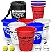 BucketBall USA Edition Combo Pack Best Beach Pool Yard Camping Tailgate BBQ Lawn Water Indoor Outdoor Game Toy for Adults Boys Girls Teens Family - Image 3