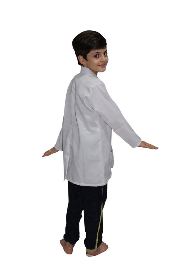 Kaku Fancy Dresses Kaku Fancy Dresses Lab Coat Costume for Doctor/Medical School Laboratory for Boys & Girls, 5-6 Years (White)  - Image 2