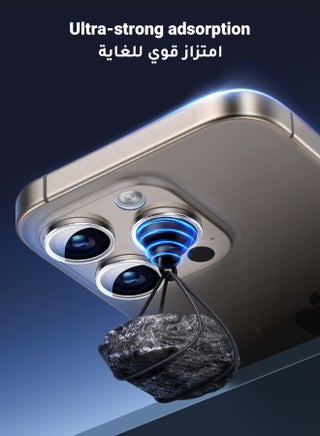 2Pack iPhone 16 Pro Max Camera Lens Protector, HD Anti-Glare, Case Friendly, Ultra-thin 9H Tempered Glass, Scratch-Resistant, Individual Lens Protector For iPhone 16 Pro/16 Pro Max Clear - view 5