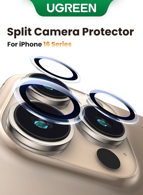 2Pack iPhone 16 Pro Max Camera Lens Protector, HD Anti-Glare, Case Friendly, Ultra-thin 9H Tempered Glass, Scratch-Resistant, Individual Lens Protector For iPhone 16 Pro/16 Pro Max