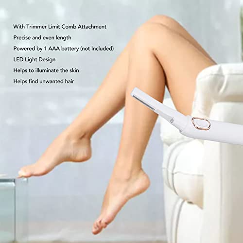 Arsor Bikini Trimmer, Portable Dry Use Electric Angled Fit Smooth & Silky Bikini Kit LED Light Personal Groomer with Limiting Comb Bikini Shaver for Women Pubic Hair Bikini - Image 2