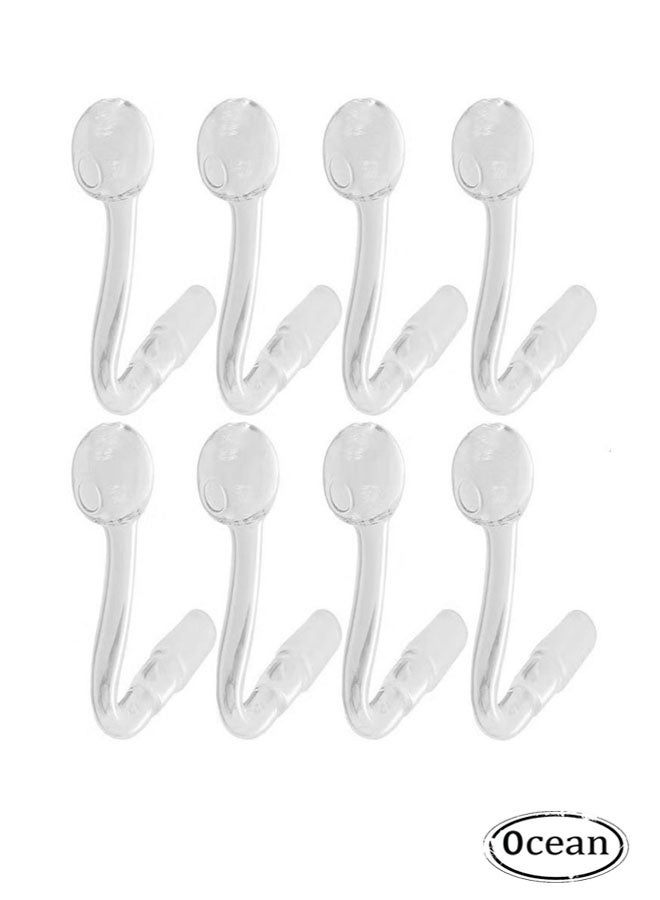 Ocean 8 PCS Clear Glass Fountain Inflow Pipe Aquarium Filter Tubing for Aquarium Planted Fish Tank ,Easy to Install,Good Toughness,Reusable and Easy to Clean,Safe and Durable(14mm) - Image 1