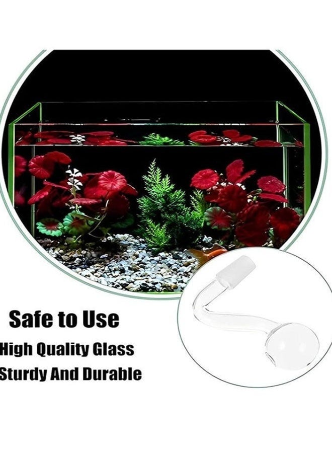 Ocean 8 PCS Clear Glass Fountain Inflow Pipe Aquarium Filter Tubing for Aquarium Planted Fish Tank ,Easy to Install,Good Toughness,Reusable and Easy to Clean,Safe and Durable(14mm) - Image 5