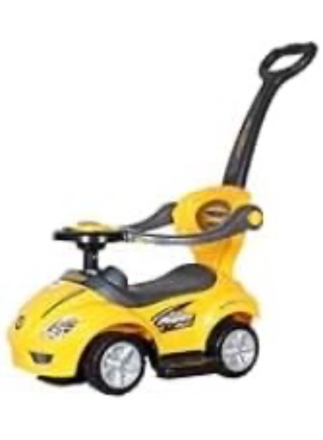 COLORLAND - Deluxe Mega Car 3 in 1 Ride On (Yellow)