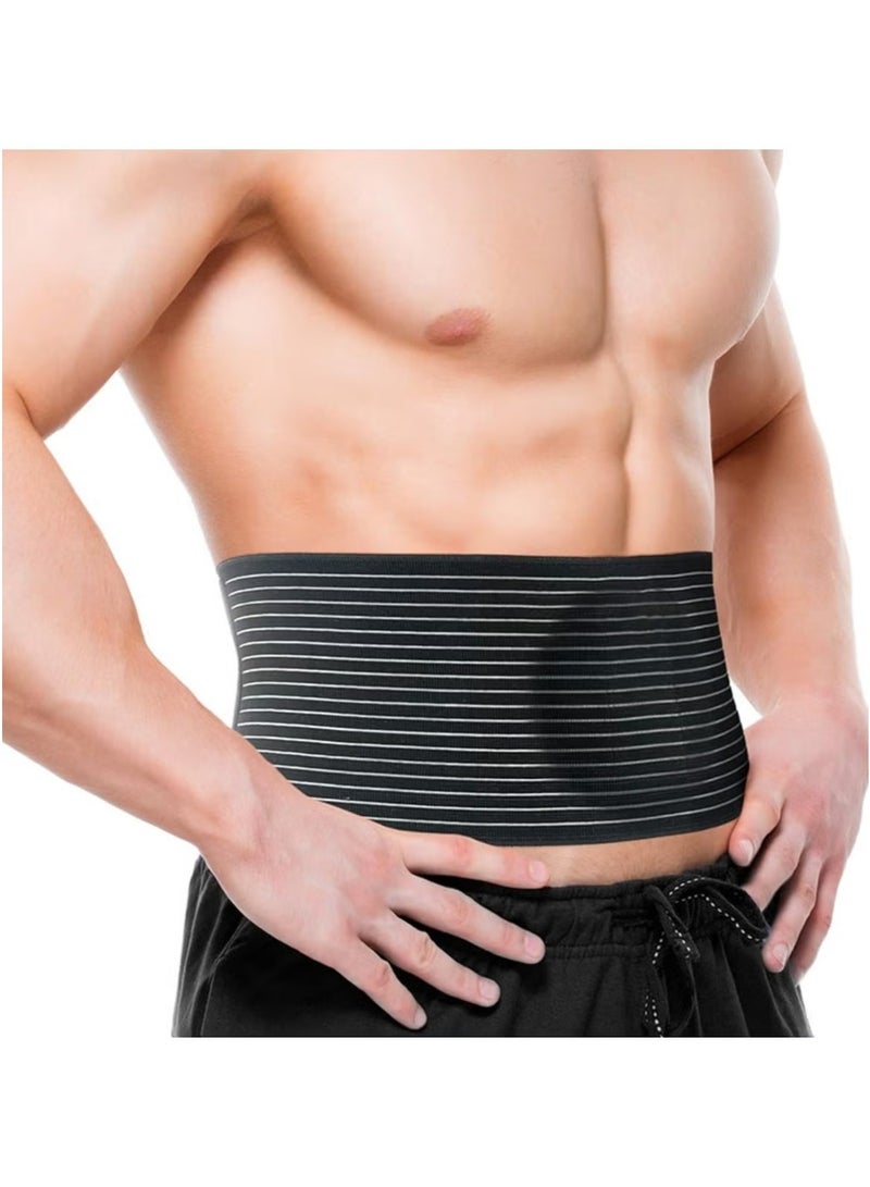 OMEVE Umbilical Hernia Belt for Unisex Abdominal Support Binder with Compression Pad Navel Ventral Epigastric Incisional Hernias Surgery Prevention Aid - Image 1
