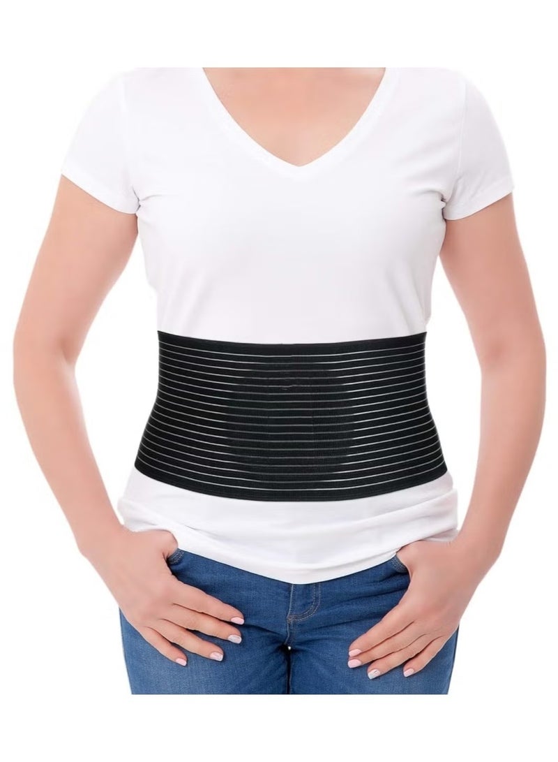 OMEVE Umbilical Hernia Belt for Unisex Abdominal Support Binder with Compression Pad Navel Ventral Epigastric Incisional Hernias Surgery Prevention Aid - Image 2