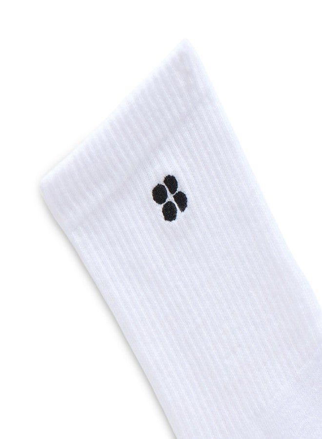 Sweaty Betty Women's Essentials Workout Trainer Socks 3 Pack, White, 8 to 10 - Image 4