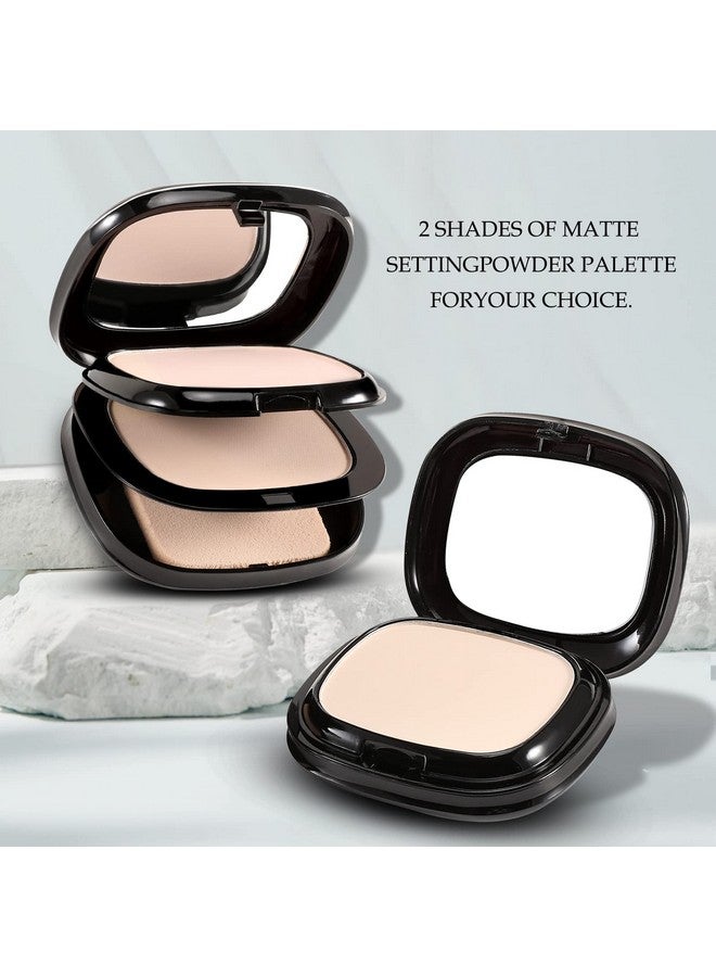 Boobeen 2 Layers Setting Pressed Powder Makeup Oil Control Setting Powder Foundation Pressed Face Powder Compact Longlasting Matte Finishing Powder Light Shade Powder Flawless Lightweight - Image 5