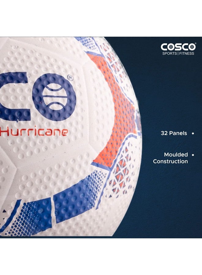 كوسكو كرة قدم كوسكو المطاطية هوريكان - مقاس 5، باللون الأبيض - Image 5