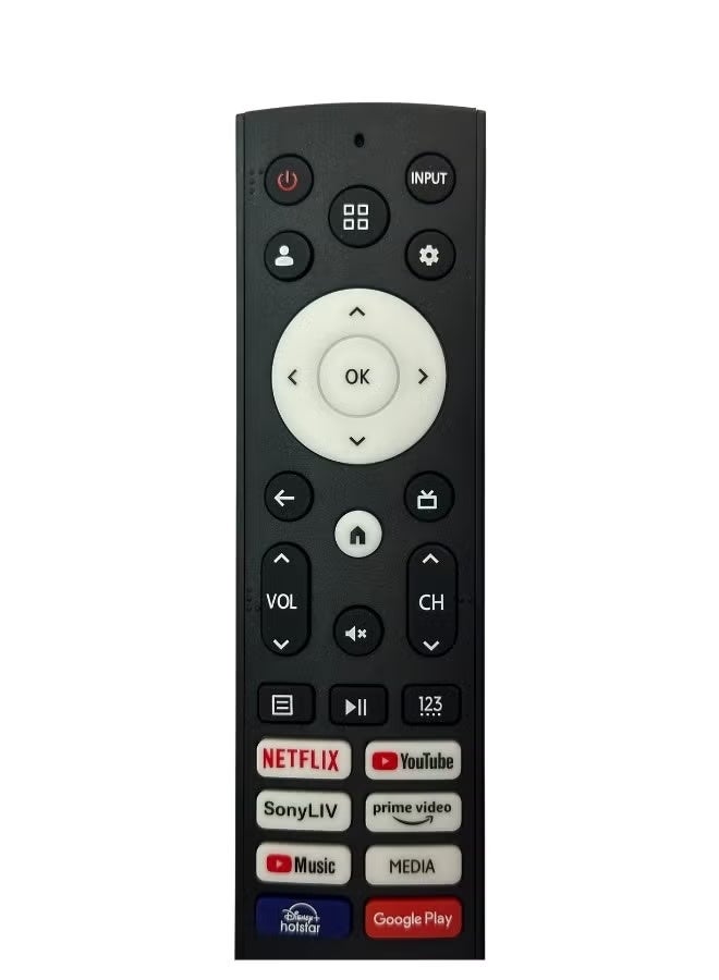 Huayu Universal Remote Control for Hisense TV LCD LED Models ERF3C90H ERF3H90H ERF3K90P ERF3M90H EFR3N90H EFR3T920H – Non-Voice Function, Easy Shortcut Keys, Durable & Reliable - Image 2