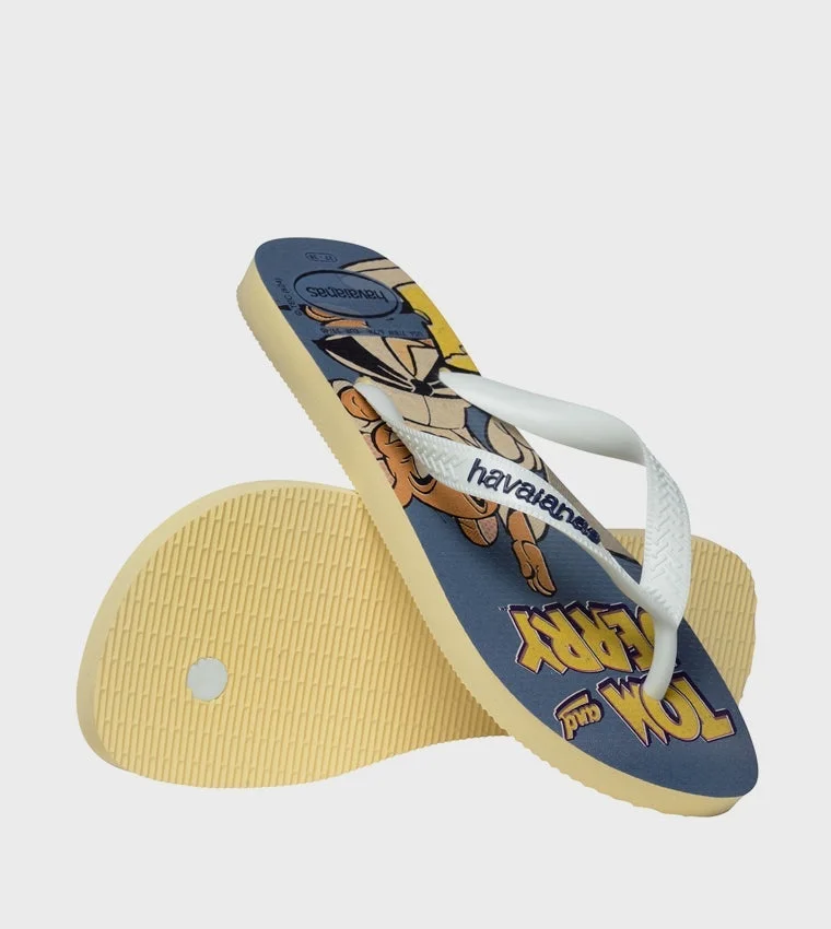 Havaianas Buttercream/White Hav. Top Warner Classics  | Best Price UAE