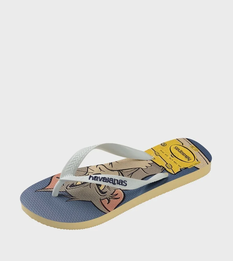 Havaianas Buttercream/White Hav. Top Warner Classics  | Best Price UAE