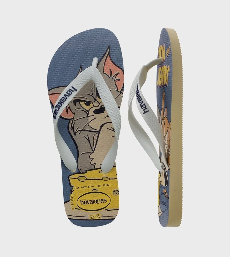 Havaianas Buttercream/White Hav. Top Warner Classics  | Best Price UAE