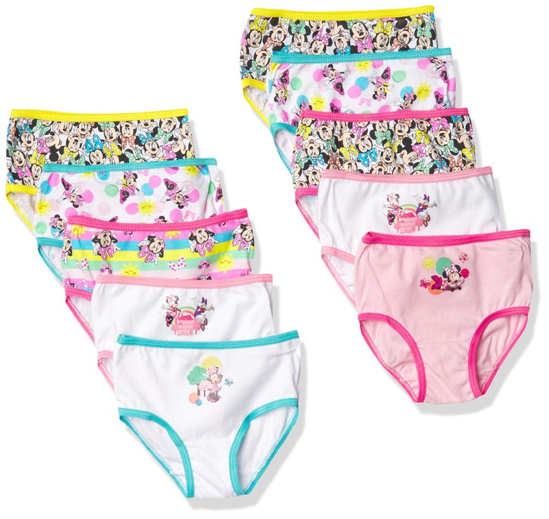 Disney Minnie Mouse Underwear with Multiple Print and Silhouette Options in Sizes 2/3T - 8 - Image 1