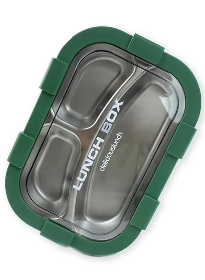 LITTLE SURPRISE BOX Little Surprise Box,Solid Olive Stainless Steel Lunch Box For Kids & Adults