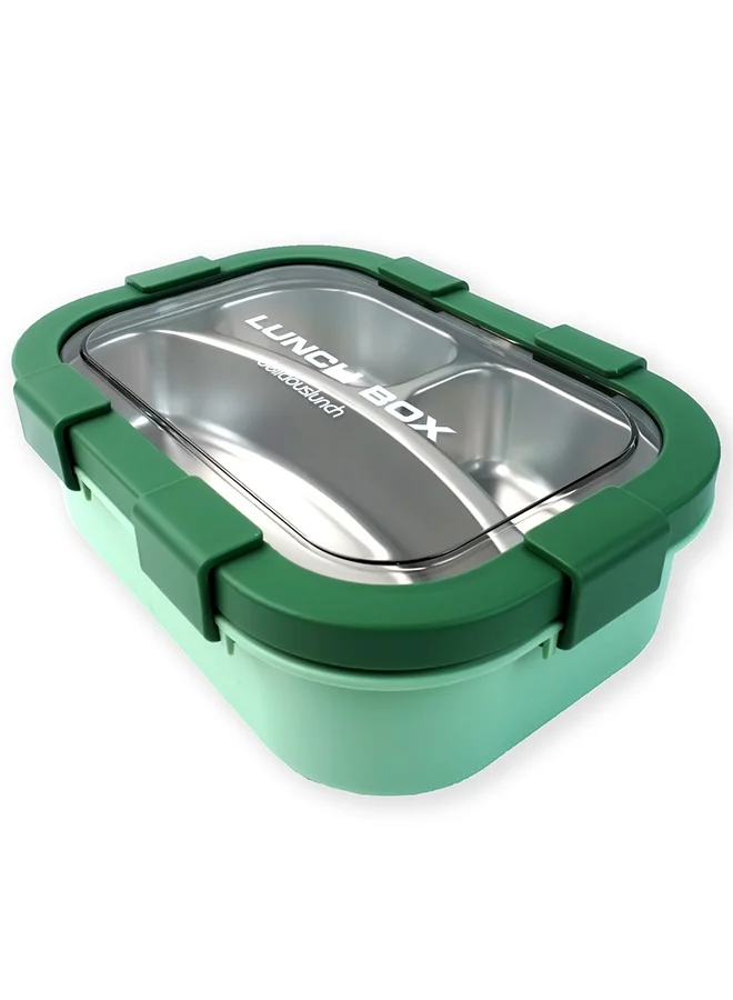 LITTLE SURPRISE BOX Little Surprise Box,Solid Olive Stainless Steel Lunch Box For Kids & Adults