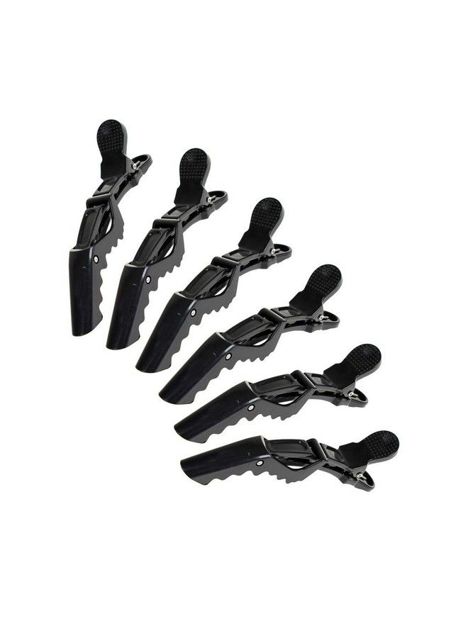 ELRINZA Hair Section Clips Duck Teeth Ergonomic Nonslip Design Large Size Professional Crocodile - Image 3