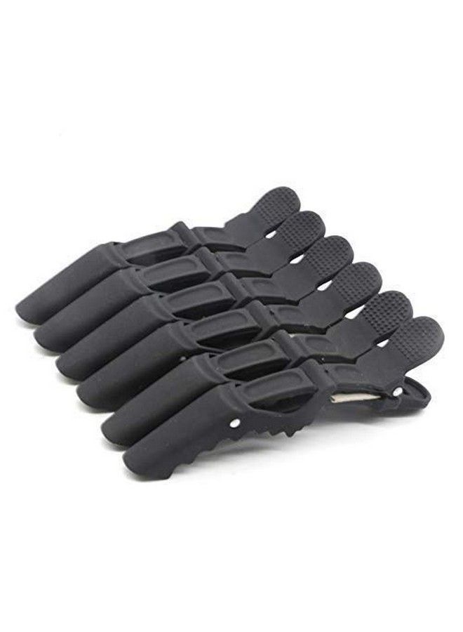 ELRINZA Hair Section Clips Duck Teeth Ergonomic Nonslip Design Large Size Professional Crocodile - Image 2