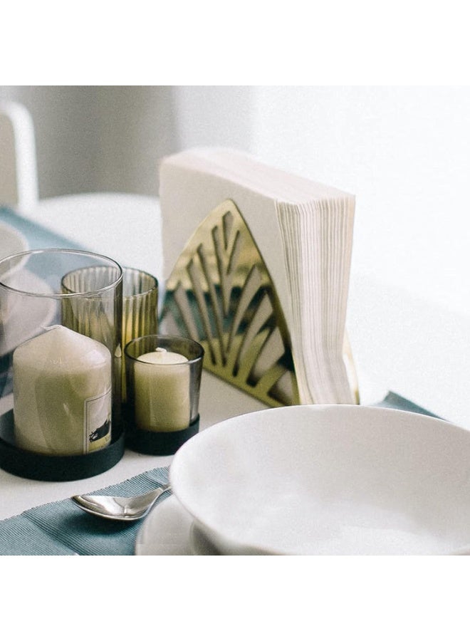 200 Count 2 Ply Plain White Beverage Napkins Disposable Four Fold Cocktails Paper Napkins 9.8" X 9.8" unfolded for Party and Every Day Use - Image 3