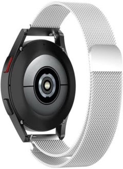 Generic Elmo3ezz Strap Magnetic Milanese Metal Mesh Loop Band Strap Stainless for Samsung Galaxy Watch 6 & 5 & 4 Band 44mm 40mm/Watch 5 Pro Band 45mm/Galaxy Watch 4 Classic 46mm 42mm Band,20mm 