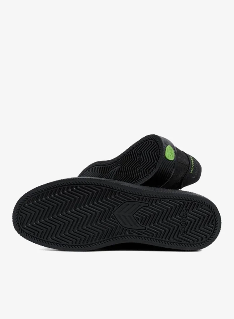 Cariuma  NAIOCA All Black Canvas Ash Grey Logo Sneaker  | Best Price UAE