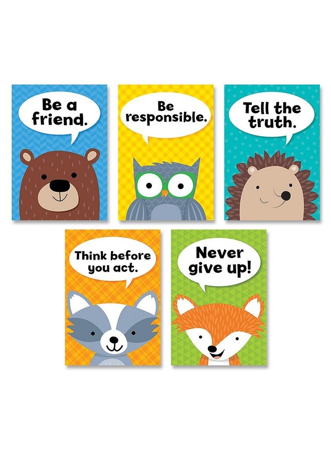 Creative Teaching Press Aracter Traits Inspire U 5-Poster Pack, 13 3/8" X 19" (Creative Teaching Press 8697)  - Image 1