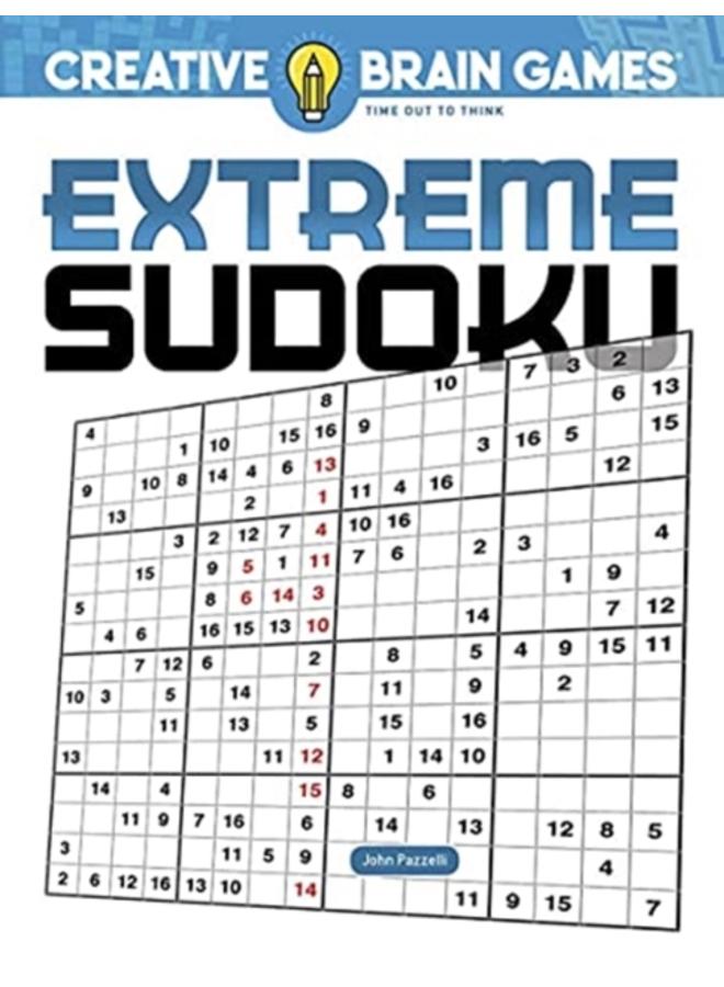 Creative Brain Games Extreme Sudoku 