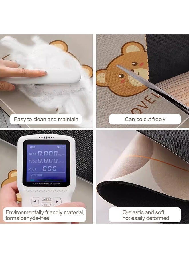 سجادات الحمام، سجادات أرضية ماصة ومضادة للانزلاق، سجاد مطاطي غير قابل للانزلاق، سجادات أرضية لحوض المطبخ، سجادات سريعة الجفاف، سجادات مانعة للانزلاق وماصة وقابلة للغسل، سجادات مريحة للحمام، مجموعة سجاد مقاومة للماء، سجادة أنيقة لمقعد الاستحمام - view 5