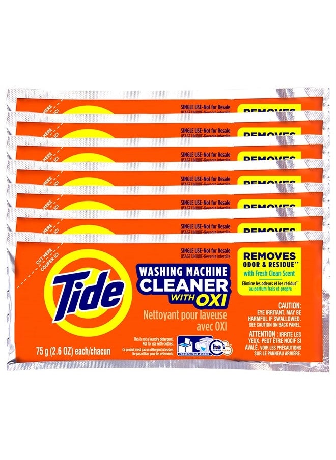 Tide Washing Machine Cleaner, Washer Machine Cleaner with Oxi for Front and Top Loader Washer Machines, Deep Cleaning Residue & Odor Eliminator, 7 Month Supply  - Image 1