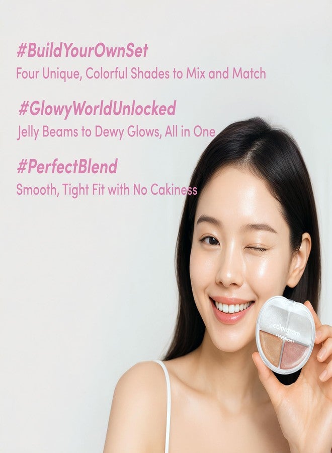 COLORGRAM TINTIN DORY HIGHLIGHTER PALETTE 02 CREAM BALM - Image 3