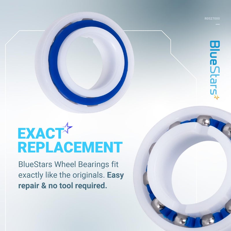 BlueStars Ultra Durable 2-Pack MX8/MX6 Elite Pool Cleaner Engine & Wheel Bearing R0527000 Replacement Parts by BlueStars – Exact Fit for Zodiac MX8, MX6, MX8 Elite, MX6 Elite Cleaners  - Image 4