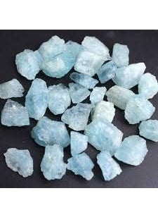 TRIVA Natural Aquamarine Rough Stone Raw Crystal for Meditation Manifestation Reiki Healing Real Natural Gemstone Aquamarine 20 Gram  - Image 2