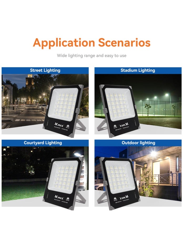 Vmax Solar Flood Light 70m² Coverage | 25W Solar Panel | Aluminum Body | 25Ah LiFePO4 Battery | 10–12H Bright White Lighting | Dusk-to-Dawn, Timer & Remote Control | Ideal for Dubai Villas, Gardens & Parking Areas - Image 5