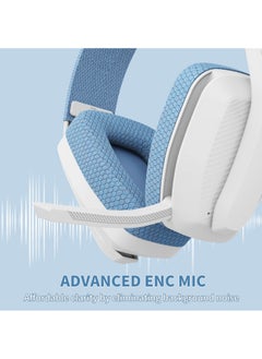 BINNUNE BW06 2.4G Wireless Gaming Headset with Flip ENC Mic for PC, PS4, PS5, Gamer Dual-Mode Bluetooth Headphones  - Image 5