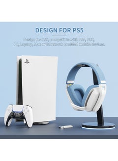 BINNUNE BW06 2.4G Wireless Gaming Headset with Flip ENC Mic for PC, PS4, PS5, Gamer Dual-Mode Bluetooth Headphones  - Image 3