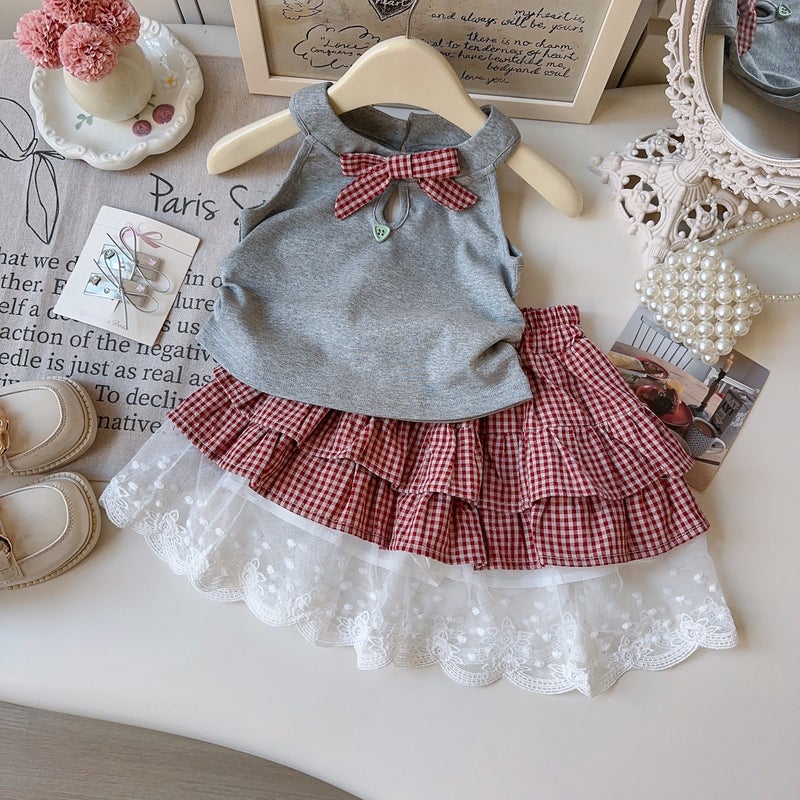 ChicPoint 2 Pcs 2-5years Girls Dress Suit - Image 1