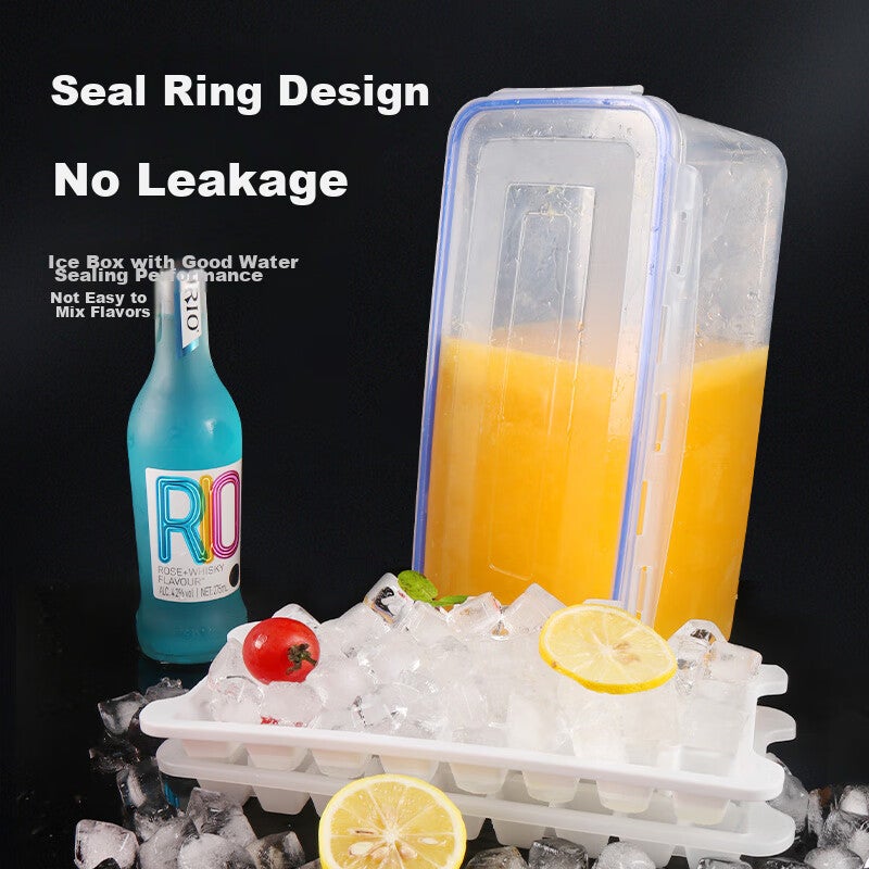 BJ Ice Cube Mold, Ice Tray, Ice Maker Box, Ice Cubes Storage Container, Ice Making Mold, 4 Layers with 144 Grids, Ice Making Tool - Image 4