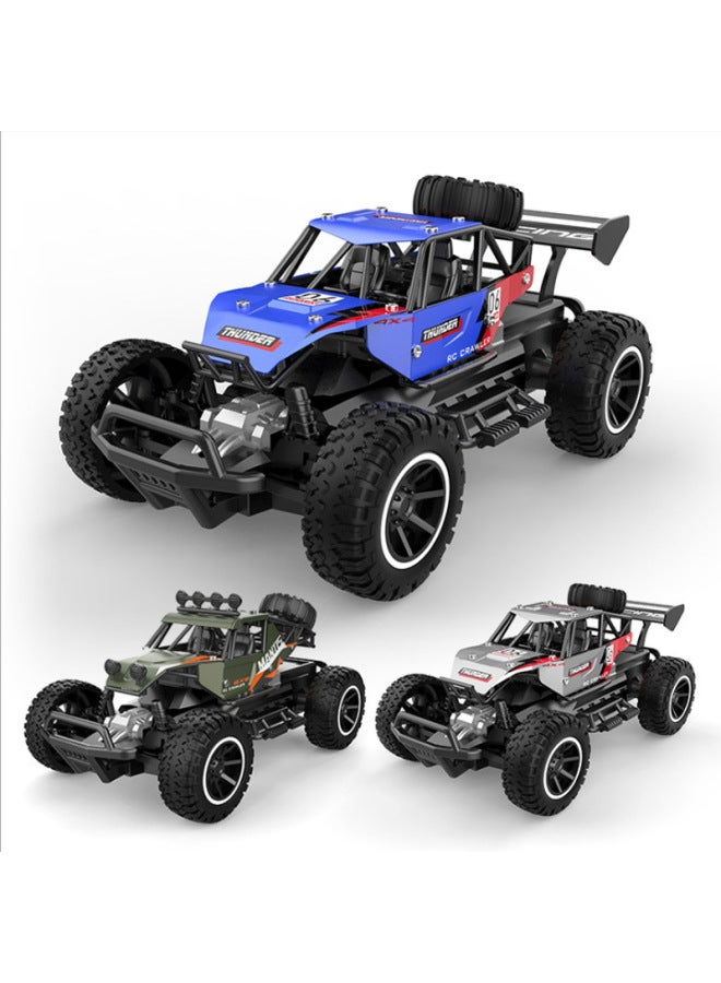 Fast Dragon Charging Electric Remote Control Car Alloy High-speed Car Racing Wireless Remote Control Sports Car Off-road Vehicle Model Toy Cross-border-Color:[1:24] 216A Alloy Dark Green (English E-commerce Color Box: USB Charging Line/body Battery/screwdriver/English Instruction Manual)  - Image 4